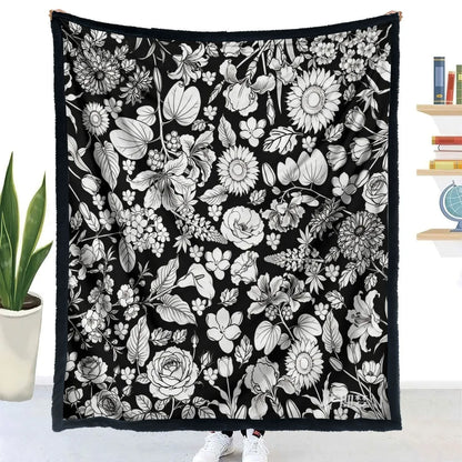 Motif Fleurs à plat (150 × 127 cm)